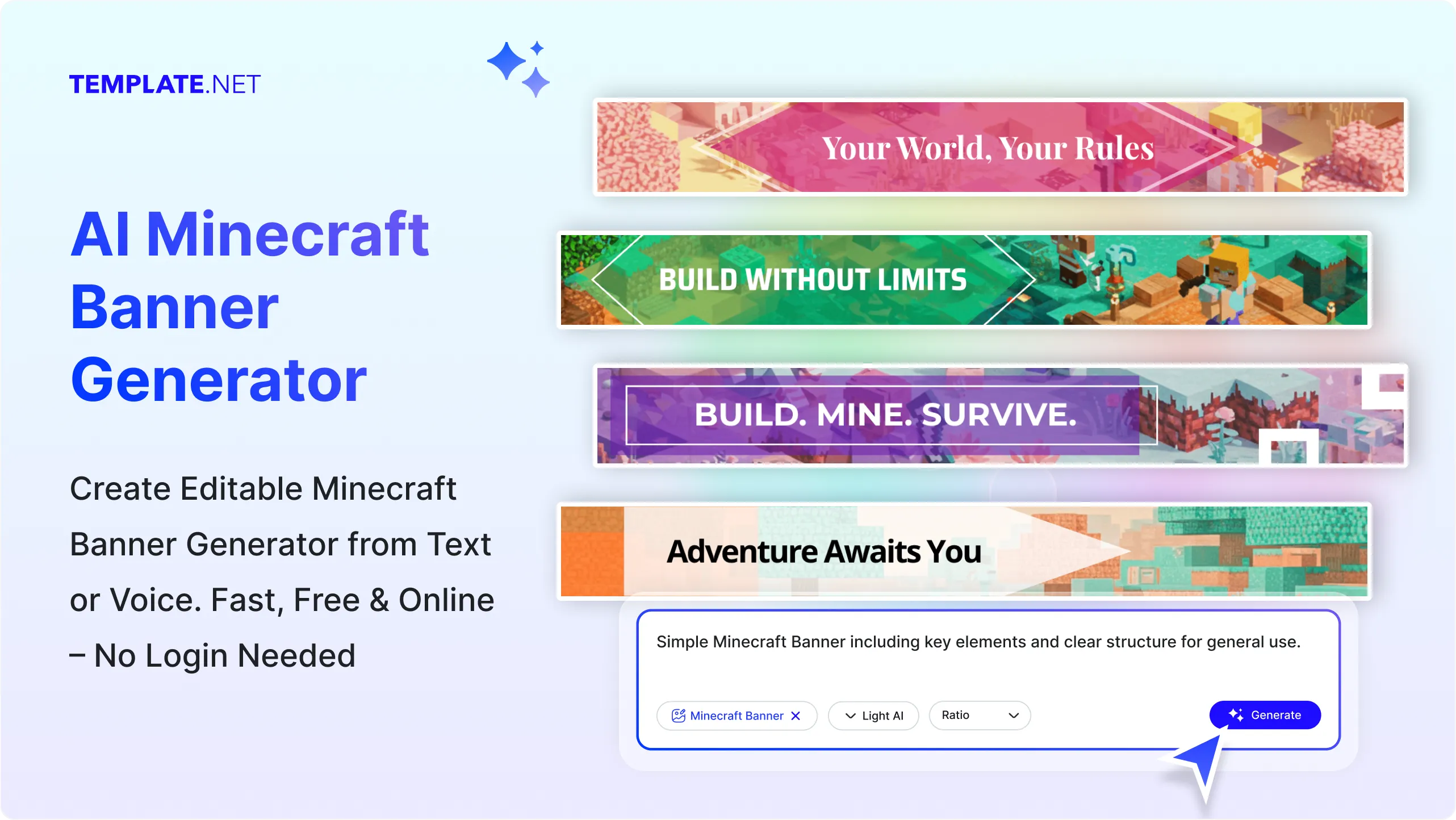Free AI Minecraft Banner Generator, Free Minecraft Banner Maker [ No Signup ]
